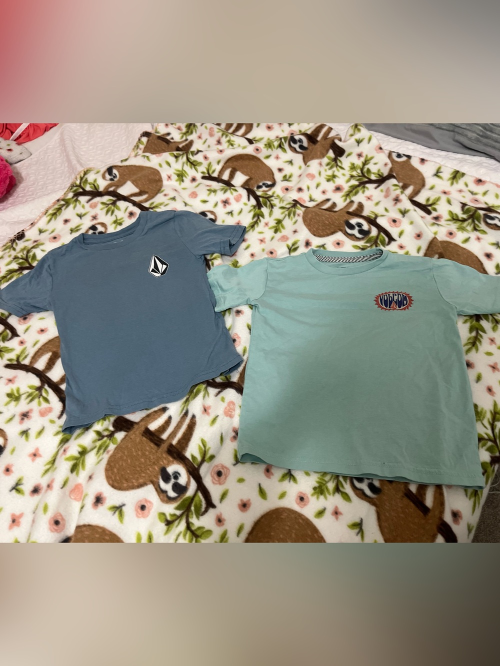 Volcom Kids Slate Blue Short-Sleeve Tees (Two)/ 4T